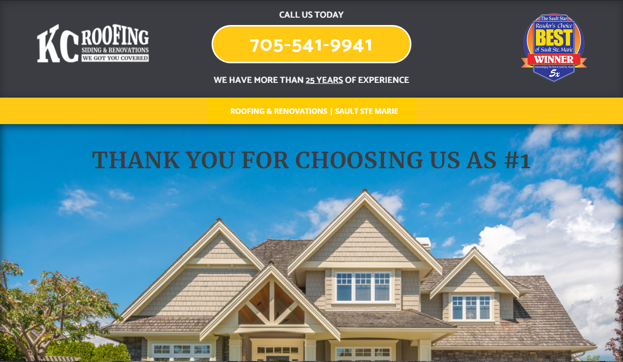 KC's Roofing Siding & Renovations Sault Ste Marie, ON Northern