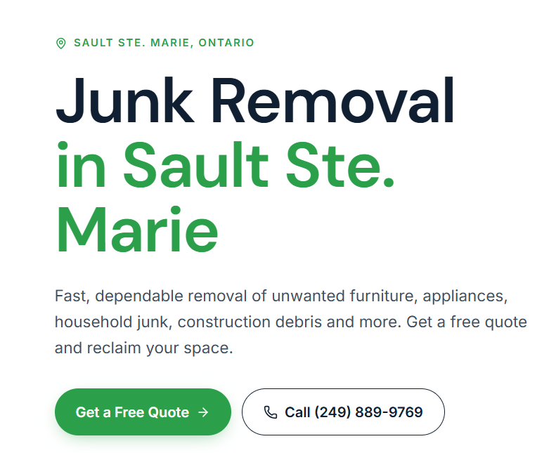 SSM Junk Removal logo