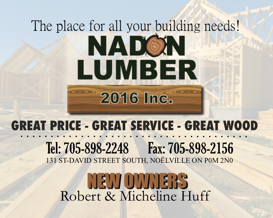 Nadon Lumber 2016 Ltd Noelville, ON Northern Ontario Local
