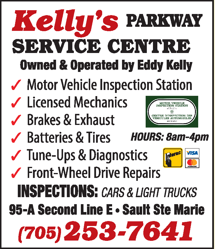 Kelly's Parkway Service Centre Sault Ste Marie, ON Northern Ontario