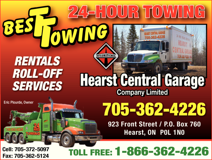 Hearst Central Garage Company Ltd Hearst, ON Northern Ontario Local