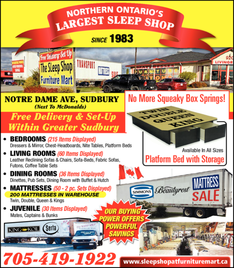 Furniture Stores In Sudbury On Yellowpages Ca