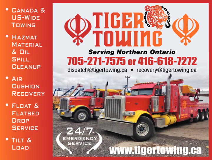 Tiger Towing Timmins, ON Northern Ontario Local