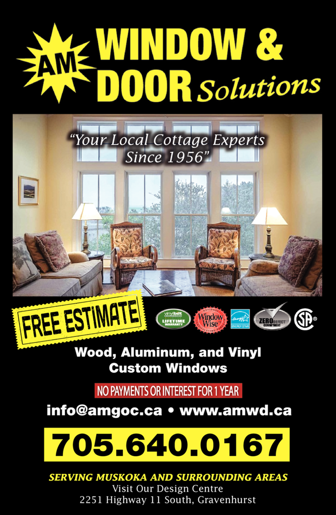 AM Window & Door Solutions Huntsville, ON Northern Ontario Local