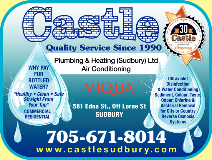 Castle Plumbing & Heating (Sudbury) Ltd Sudbury, ON Northern